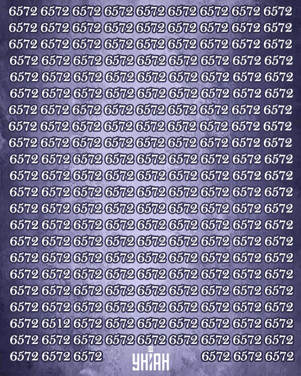 Solo l'1% delle persone con un alto quoziente intellettivo riesce a trovare il numero 6512 in 12 secondi: un puzzle game super difficile